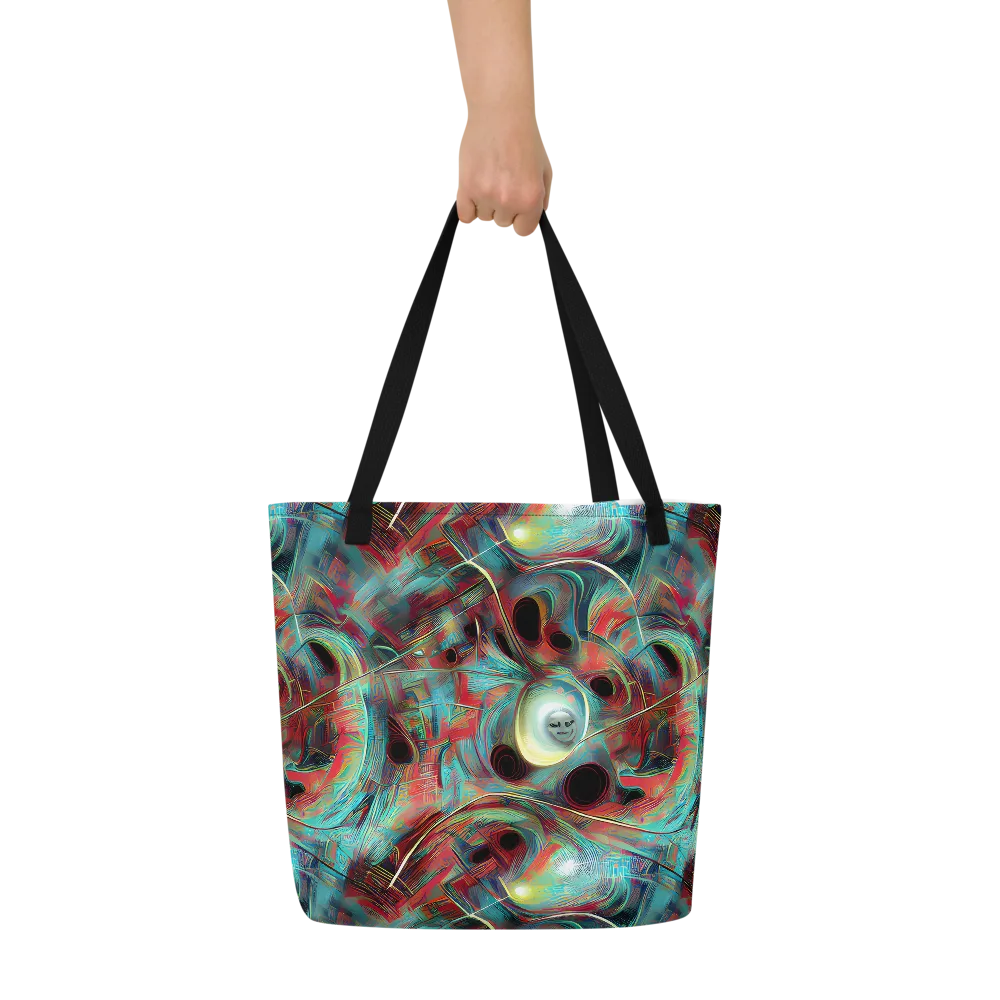 Dreamwave on Large Tote Bag W/ Pocket — Front