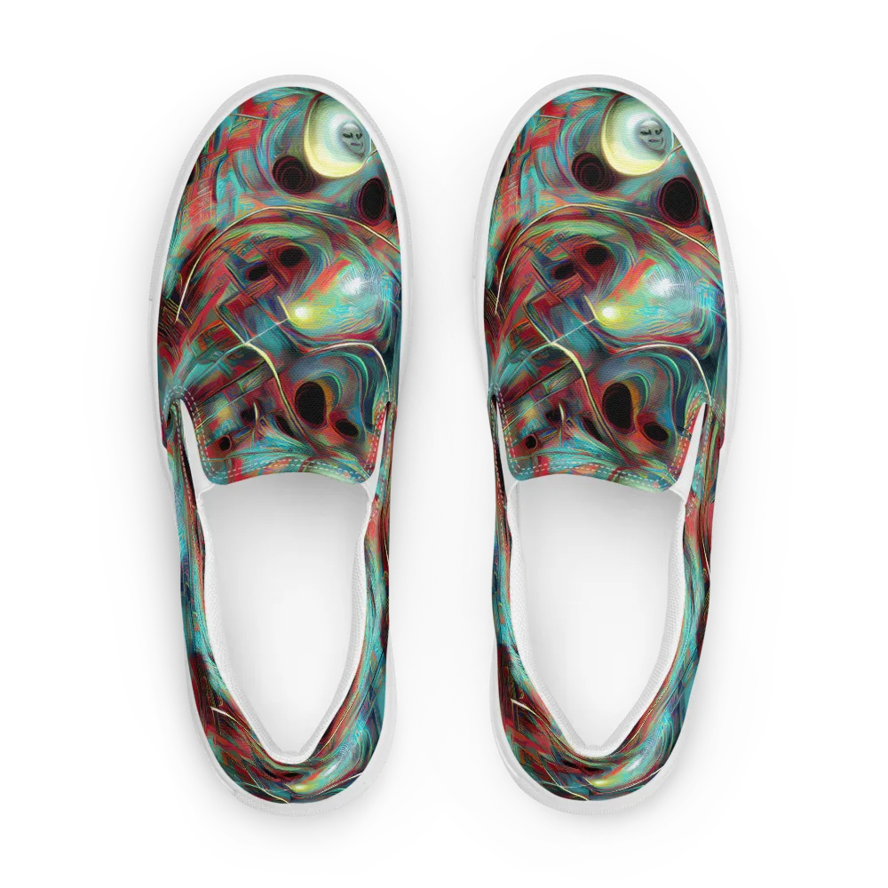 Dreamwave on Women's Slip-On Canvas Shoes — Front