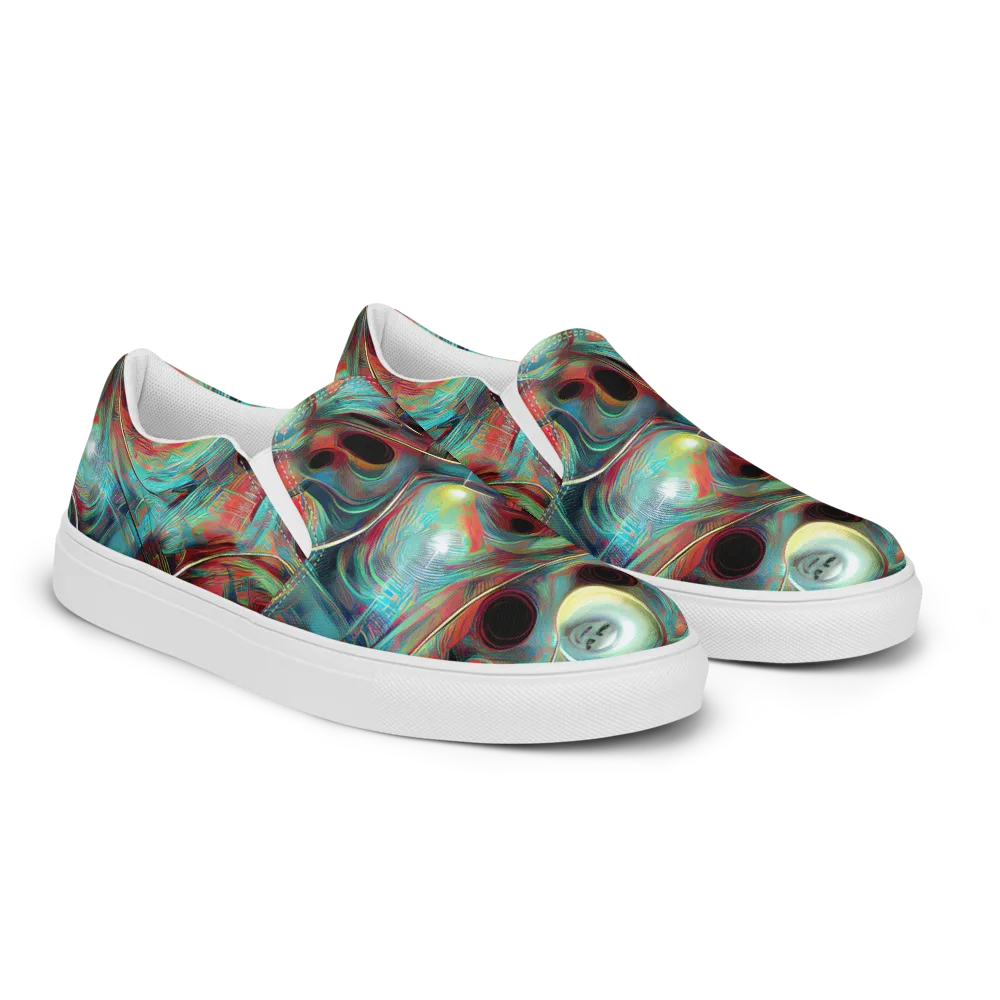 Dreamwave on Women's Slip-On Canvas Shoes — Right Front