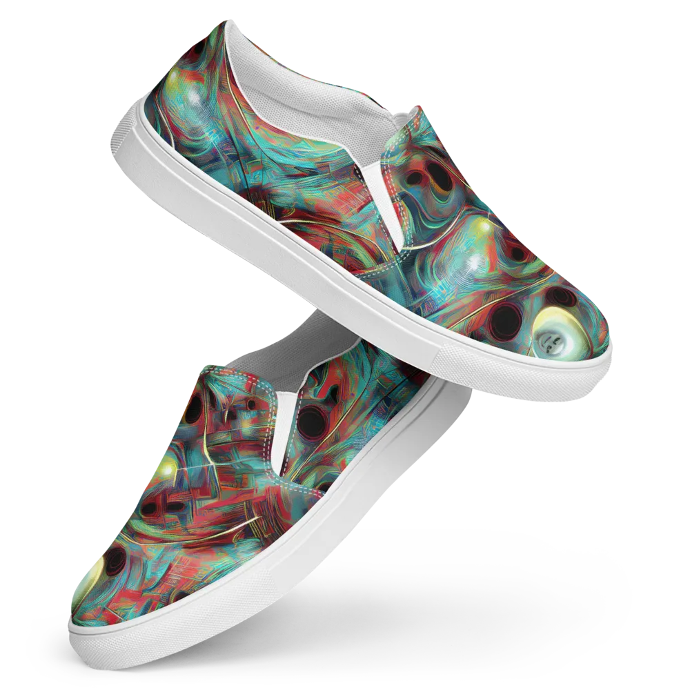 Dreamwave on Women's Slip-On Canvas Shoes — Front