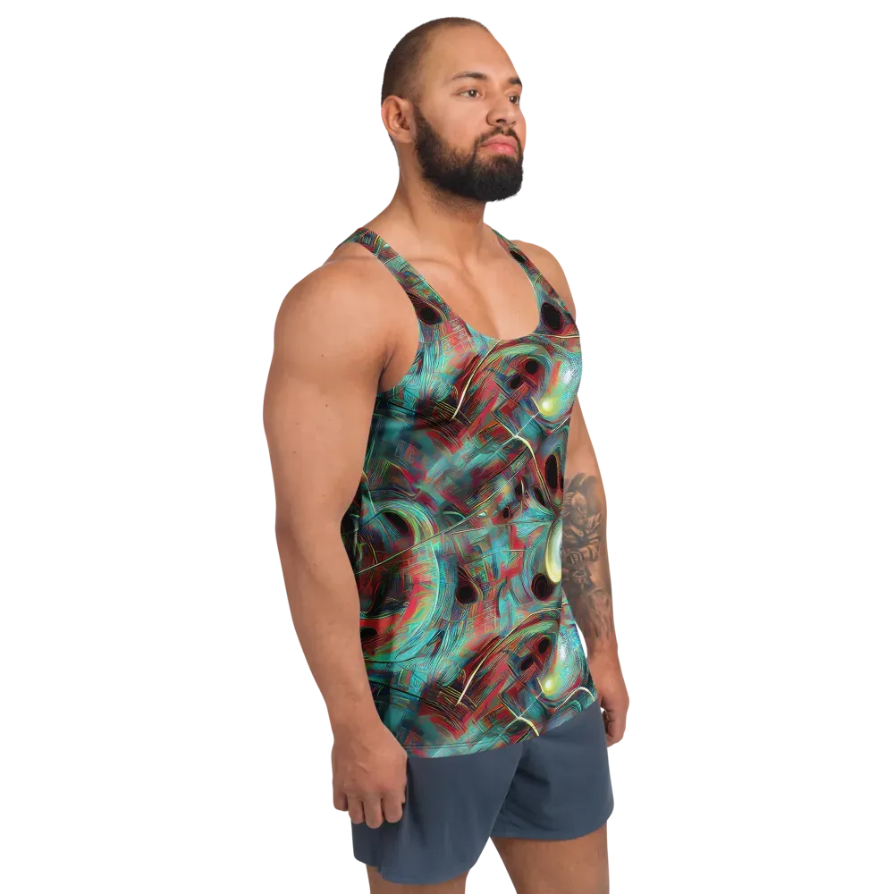Dreamwave on Men's Tank Top — Right Front