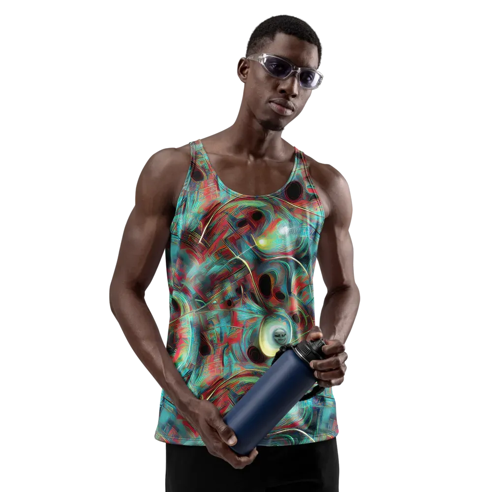 Dreamwave on Men's Tank Top — Front