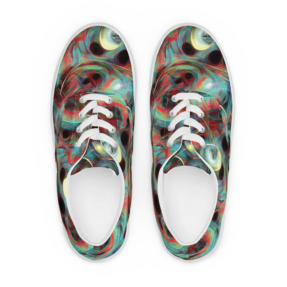 Dreamwave on Men's Lace-Up Canvas Shoes — Front