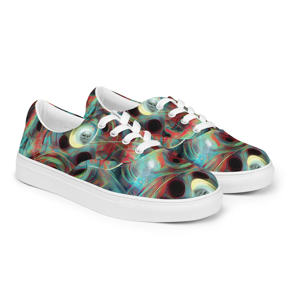 Dreamwave on Men's Lace-Up Canvas Shoes — Right Front