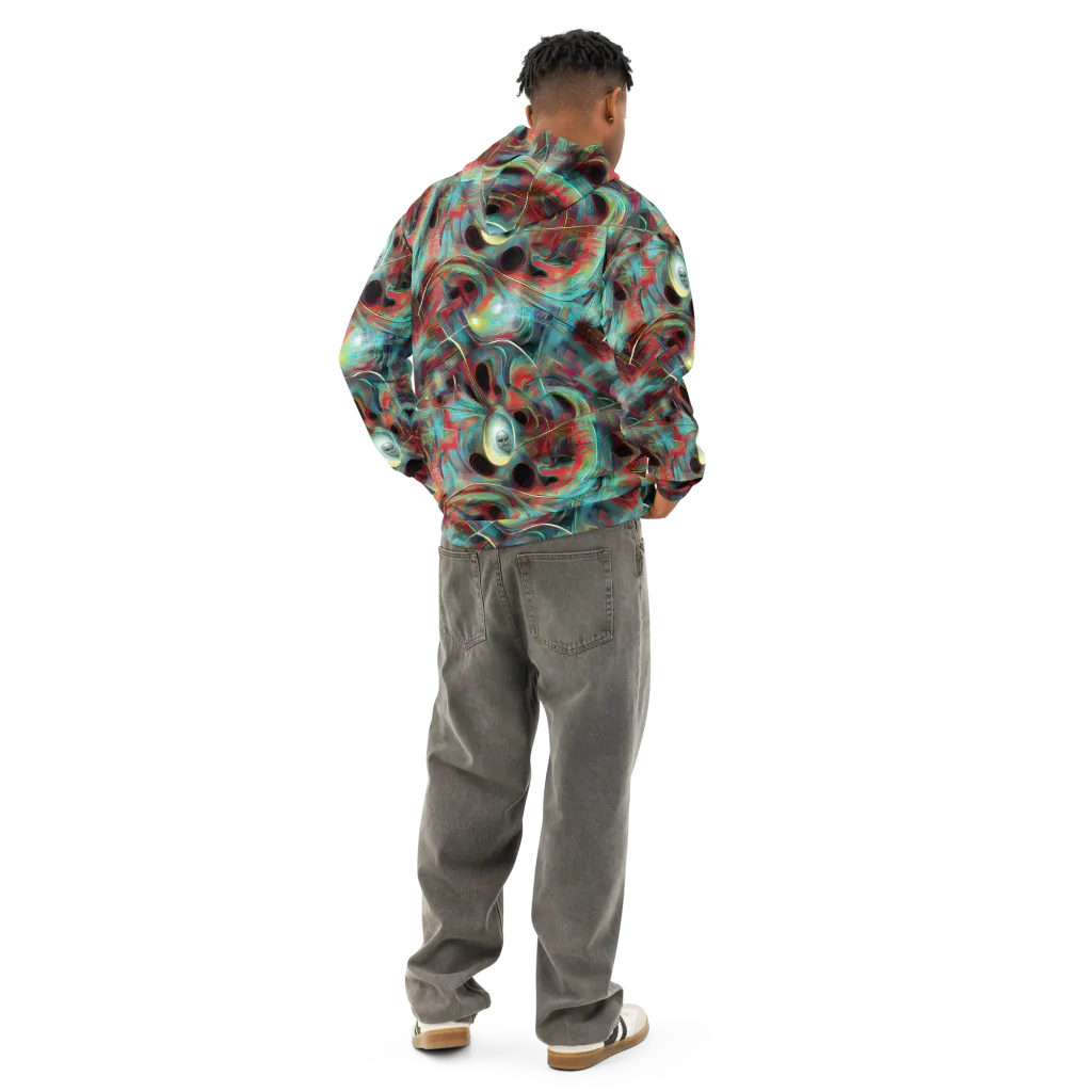 Dreamwave on Cotton Hoodie — Back