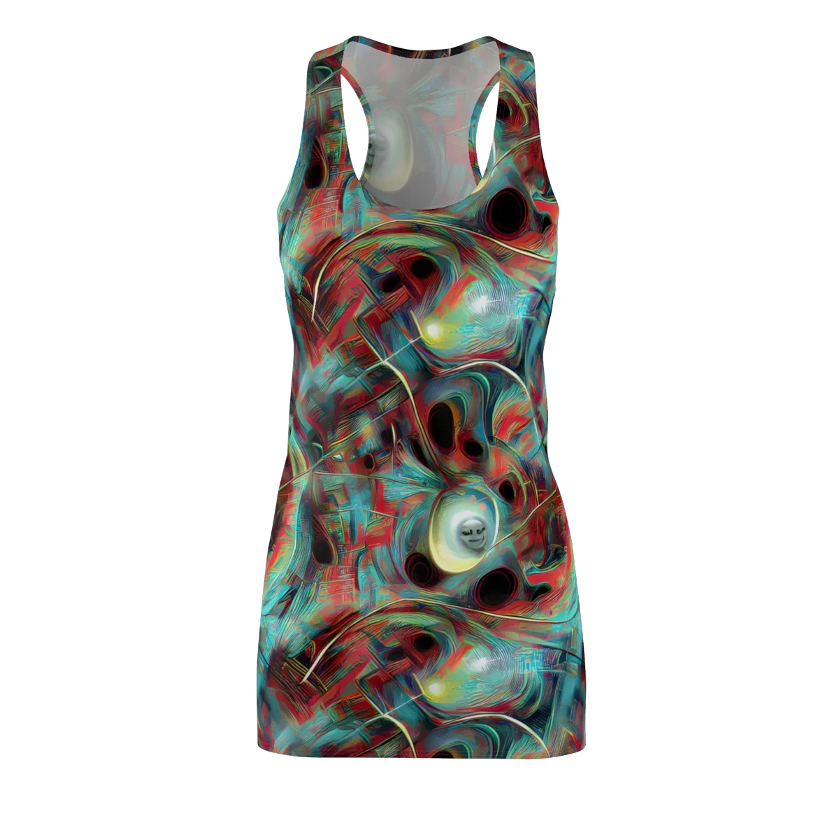 Dreamwave on Racerback Dress — Front