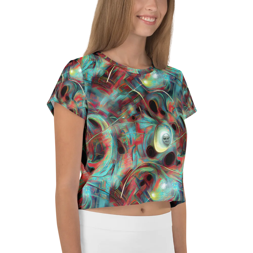 Dreamwave on Crop Tee — Right
