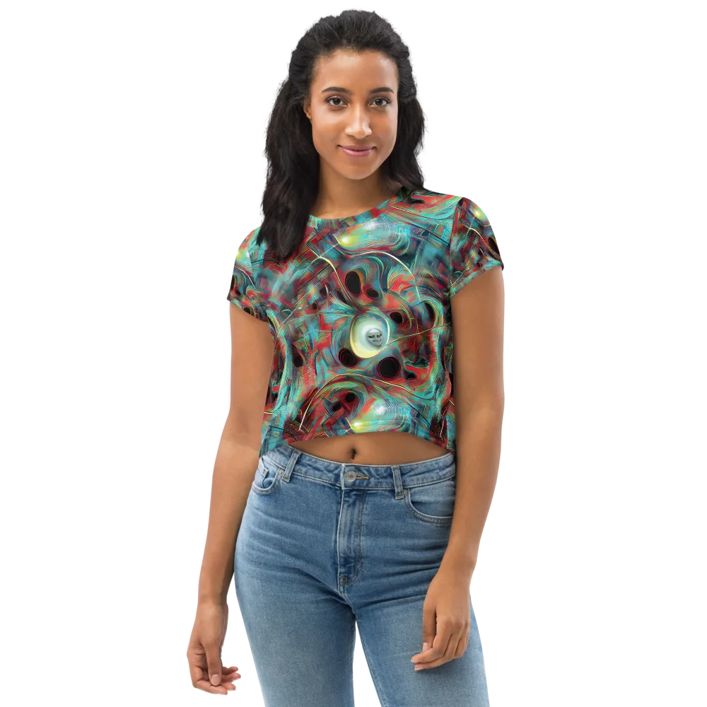 Dreamwave on Crop Tee — Front