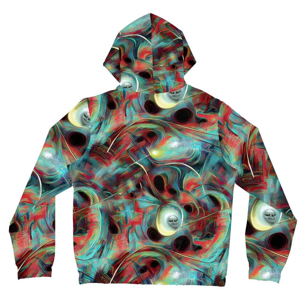 Dreamwave on Women's Full-Zip Hoodie — Back