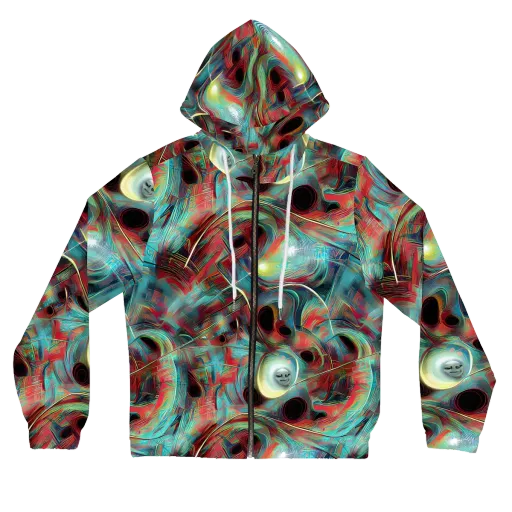 Dreamwave on a Women's Full-Zip Hoodie