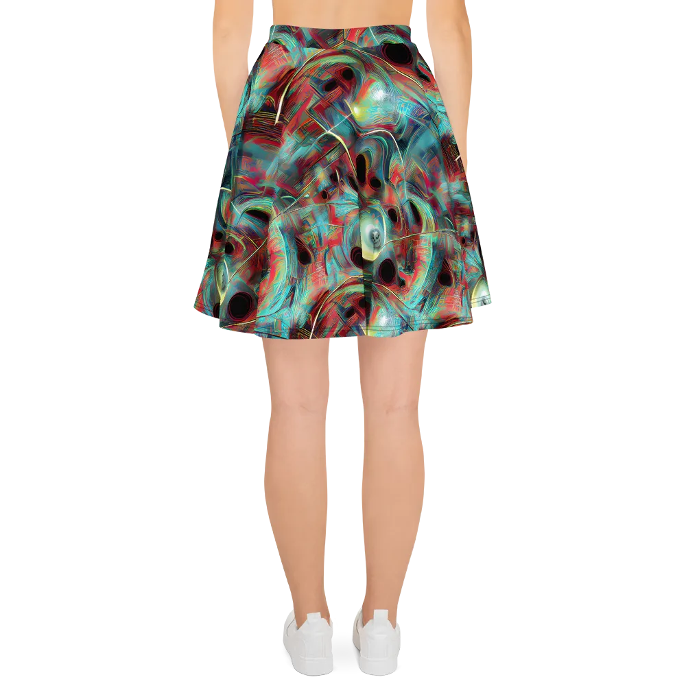 Dreamwave on Skater Skirt — Back