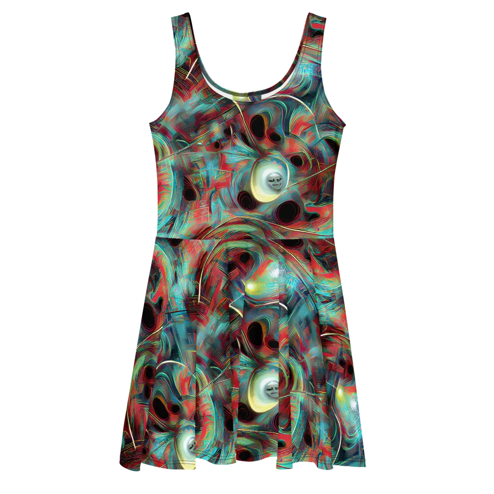 Dreamwave on Skater Dress — Front