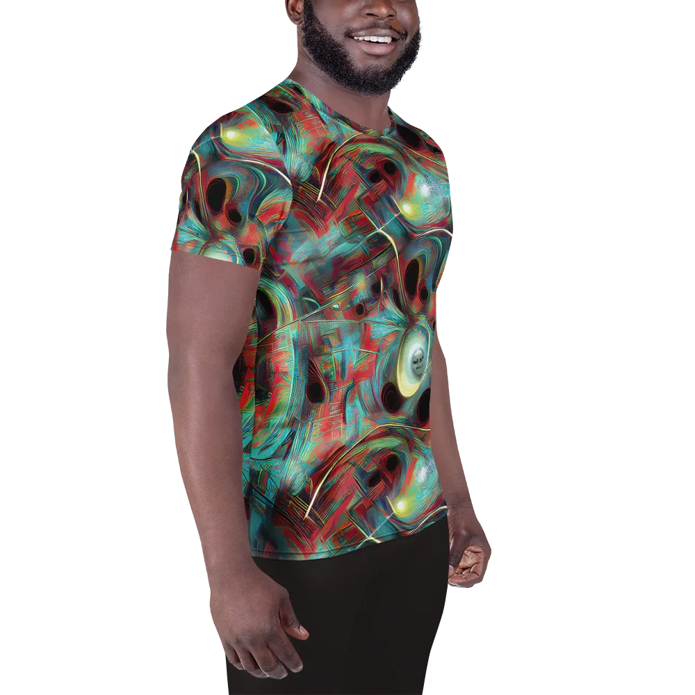 Dreamwave on Men's Athletic T-Shirt — Right