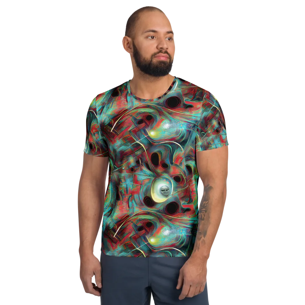 Dreamwave on Men's Athletic T-Shirt — Front
