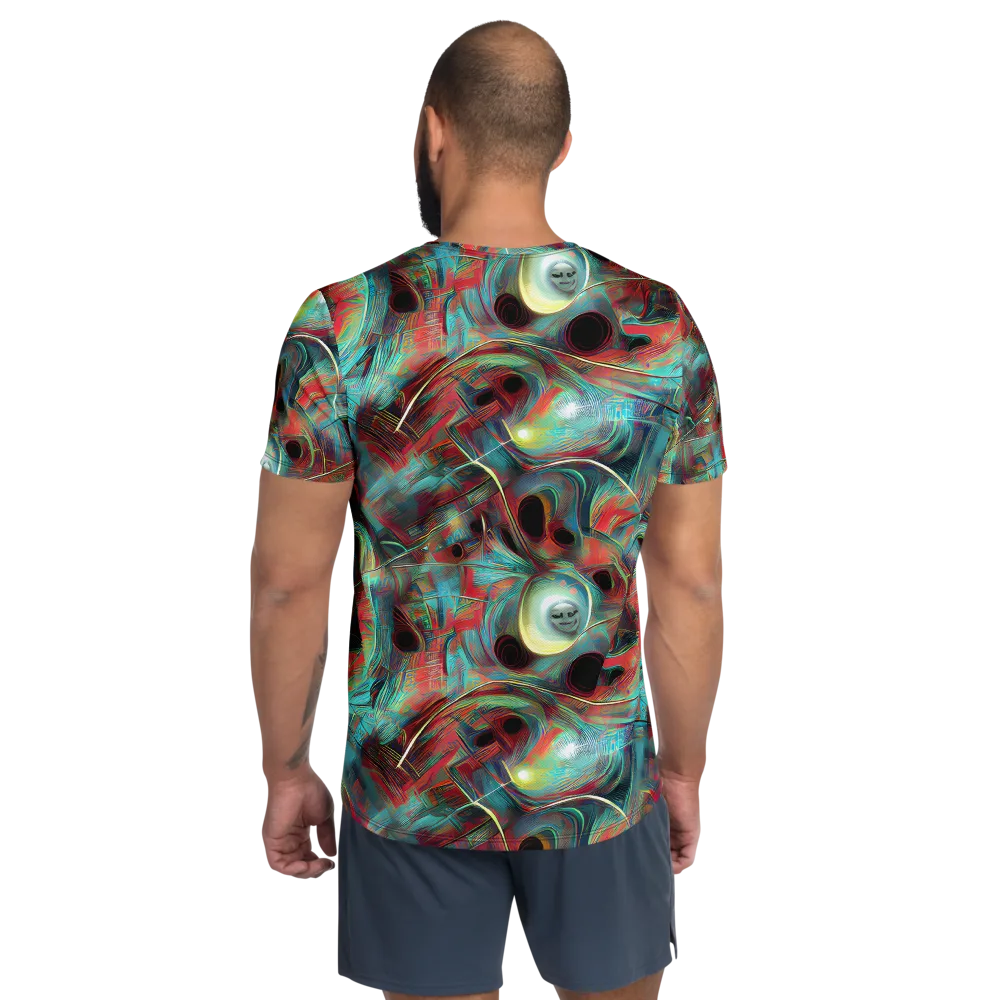 Dreamwave on Men's Athletic T-Shirt — Back