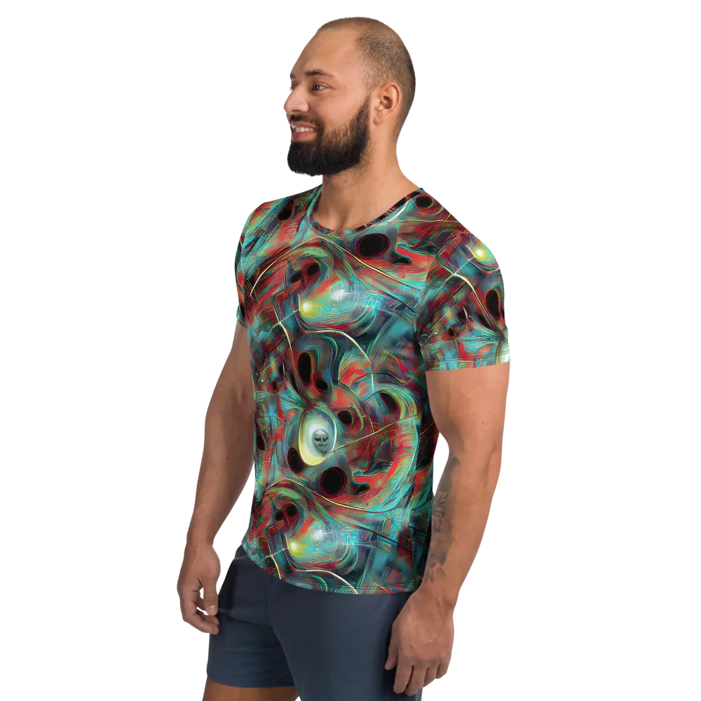 Dreamwave on Men's Athletic T-Shirt — Left