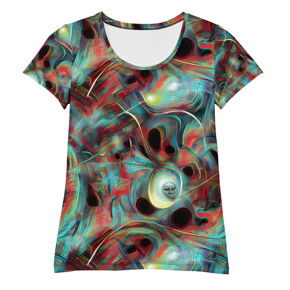 Dreamwave on Women's Athletic T-Shirt — Front