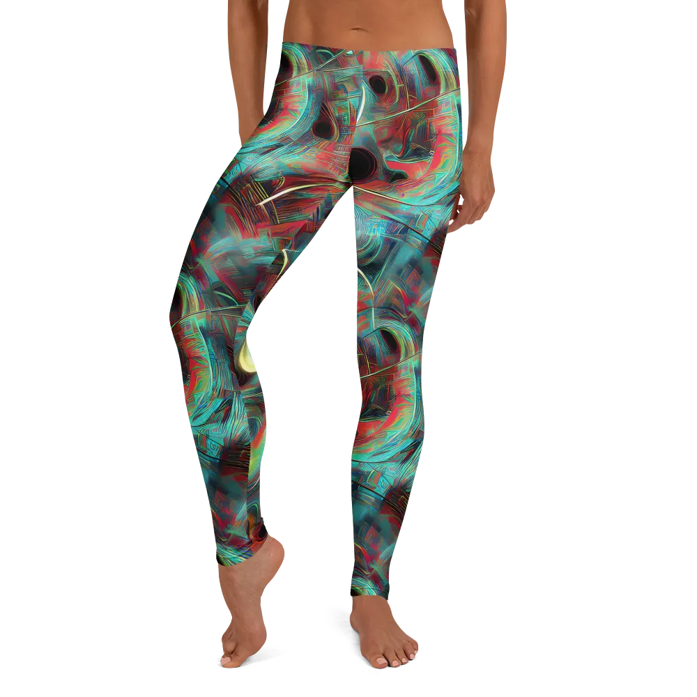 Dreamwave on Leggings — Front