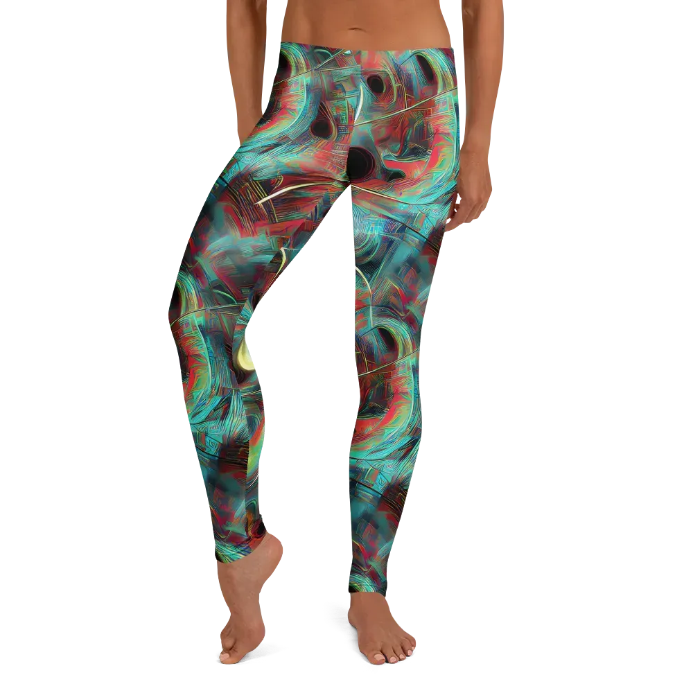 Dreamwave on Leggings — Front