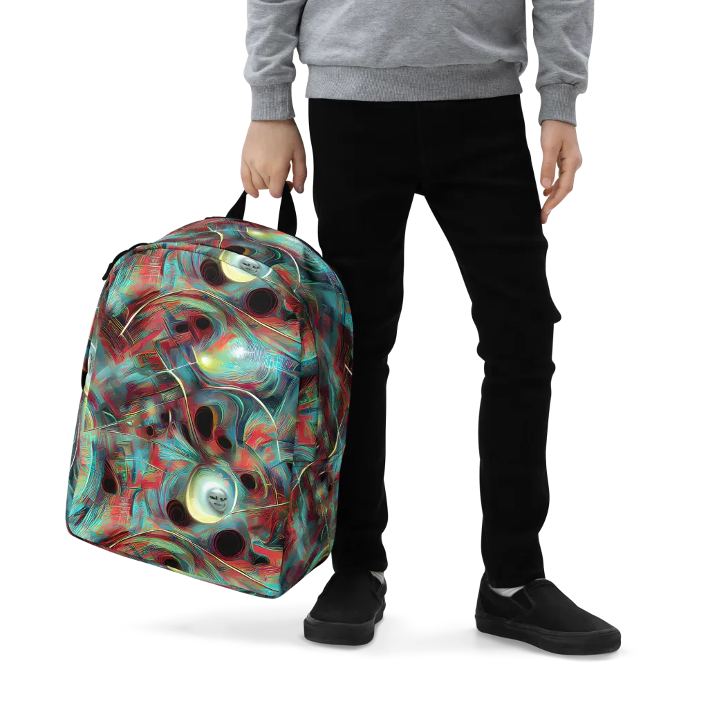 Dreamwave on Minimalist Backpack — Zoomed-in