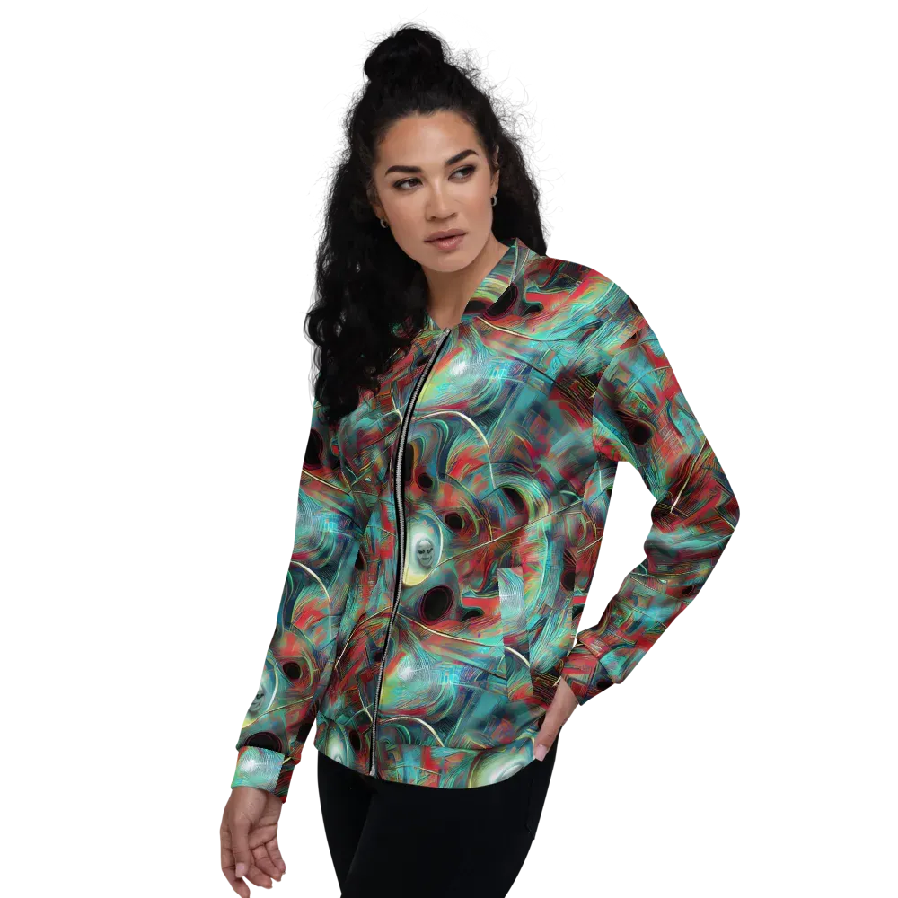 Dreamwave on Bomber Jacket — Left