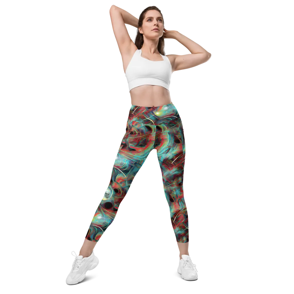 Dreamwave on Leggings with Pockets — Front