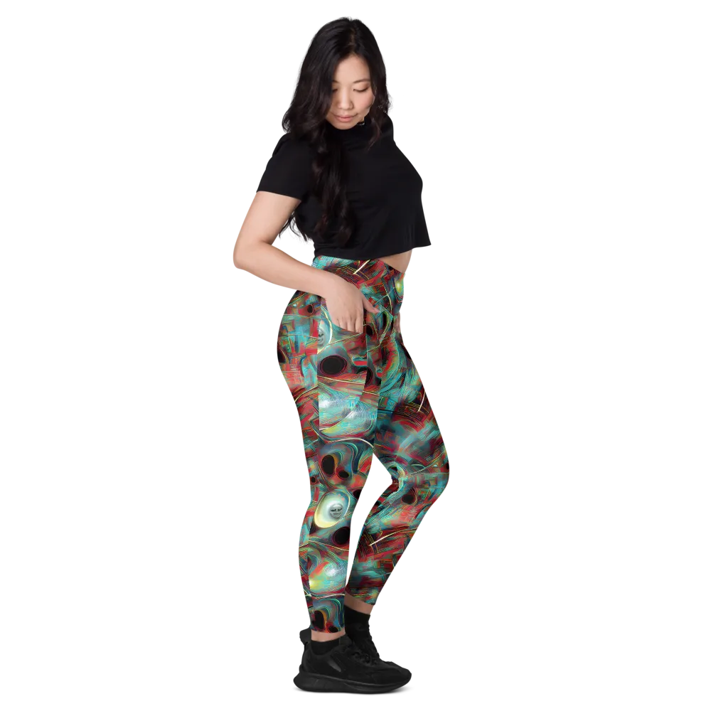 Dreamwave on Leggings with Pockets — Right