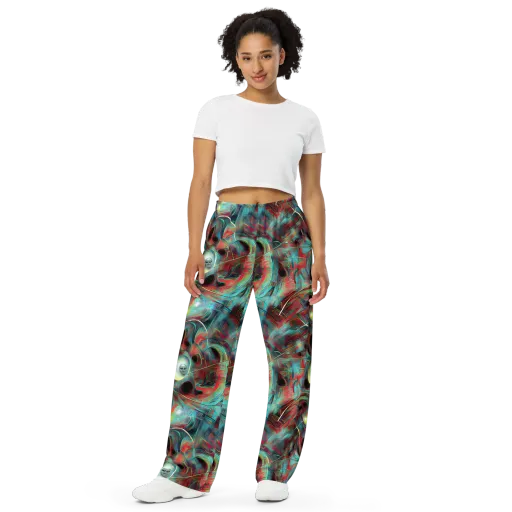 Dreamwave on a Wide-Leg Pants