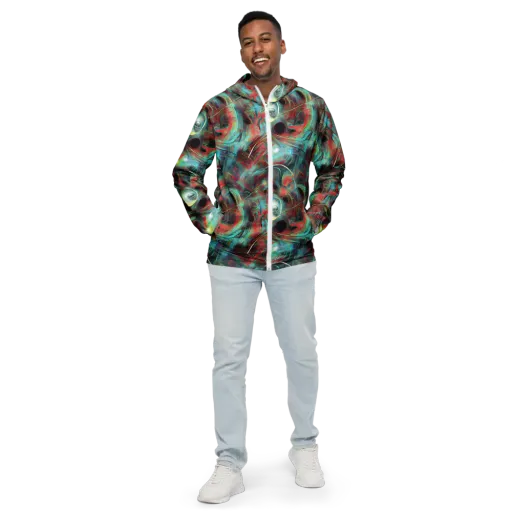 Dreamwave on a Men's Windbreaker