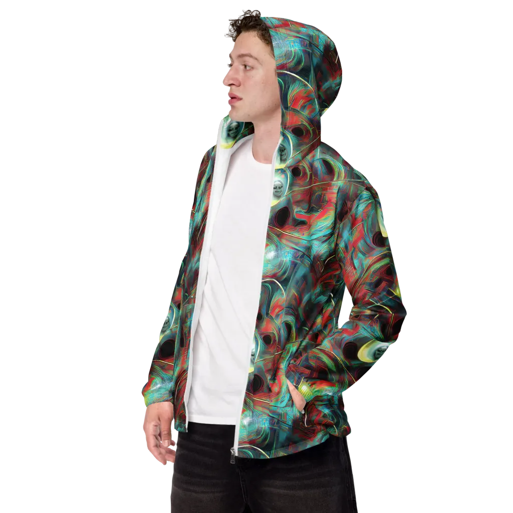 Dreamwave on Men's Windbreaker — Left Front