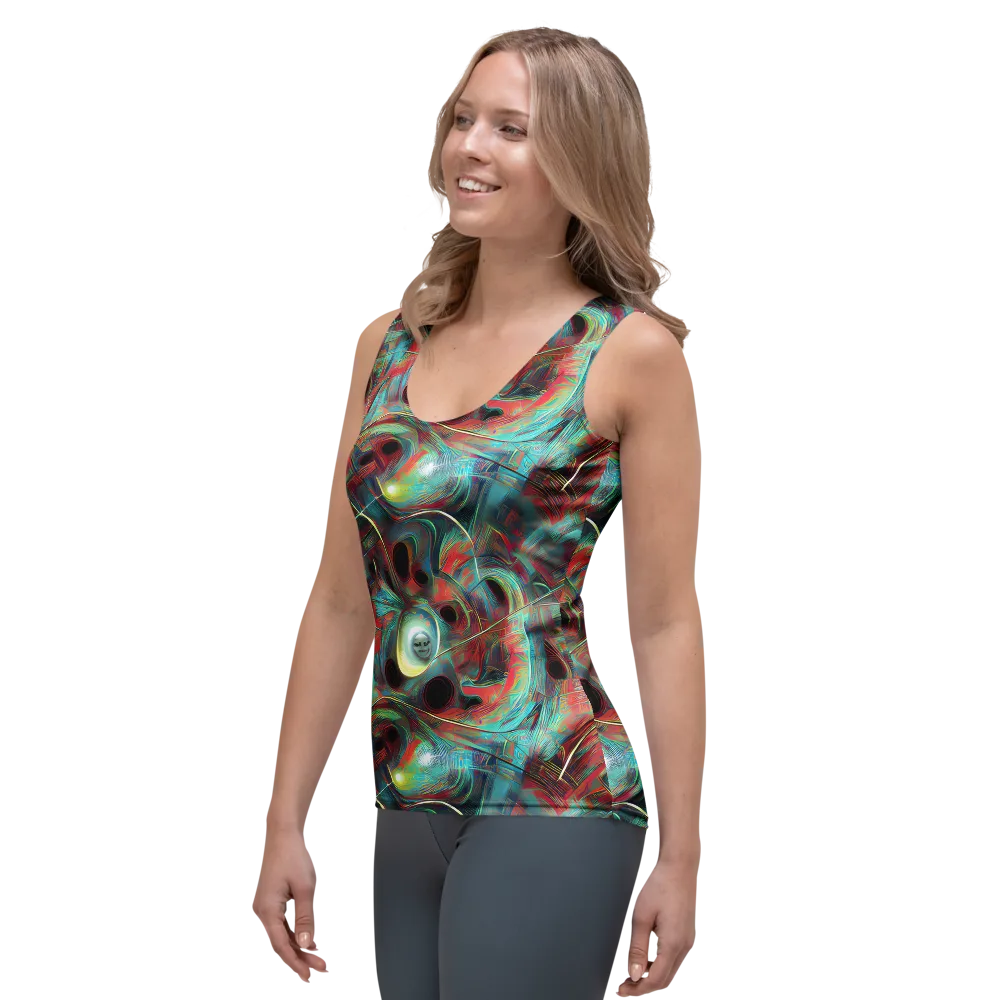 Dreamwave on Women's Tank Top — Left Front