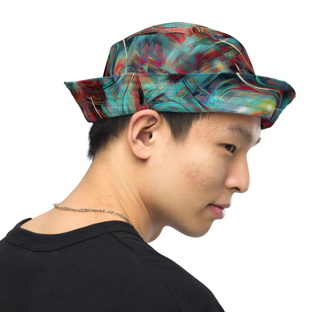 Dreamwave on Reversible Bucket Hat — Right Outside