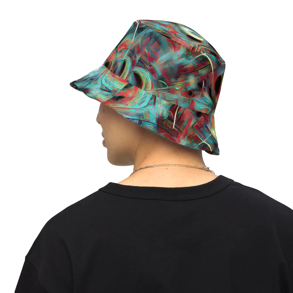 Dreamwave on Reversible Bucket Hat — Back Inside