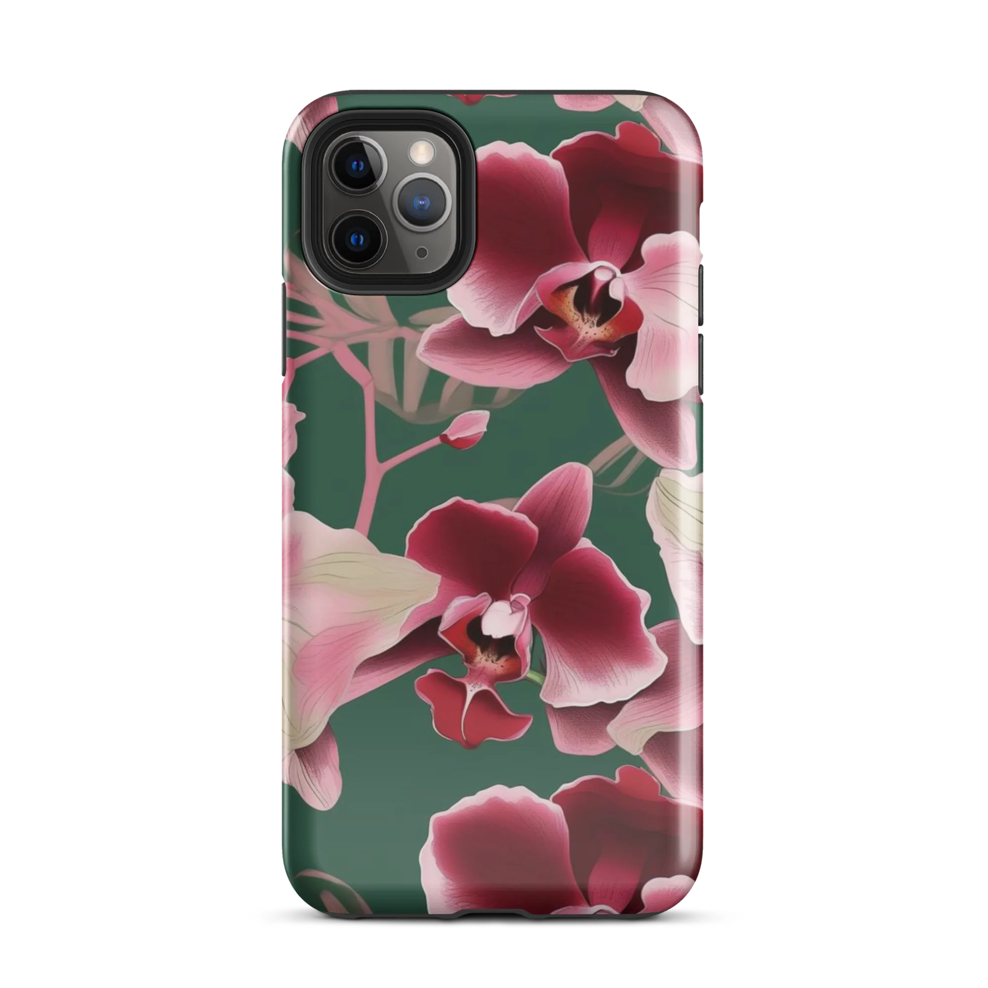 Jade Orchid Garden on Tough Case for iPhone® — Front
