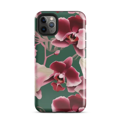 Jade Orchid Garden on a Tough Case for iPhone®