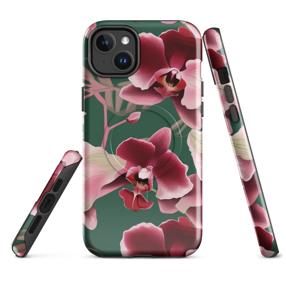Jade Orchid Garden on MagSafe Tough Case for iPhone® — Front