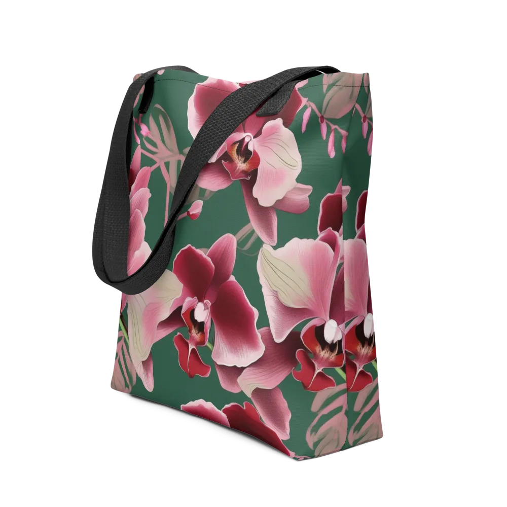 Jade Orchid Garden on Tote Bag — Front