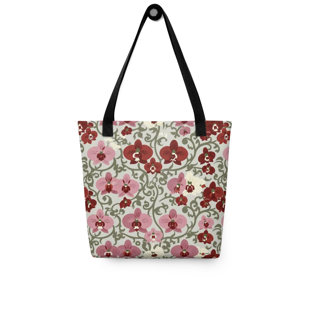 Orchid Vinework on Tote Bag — Front