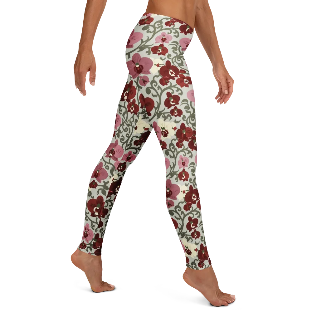 Orchid Vinework on Leggings — Right