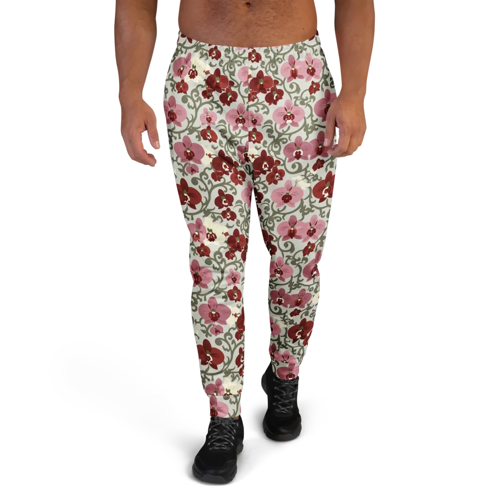 Orchid Vinework on Men's Joggers — Front