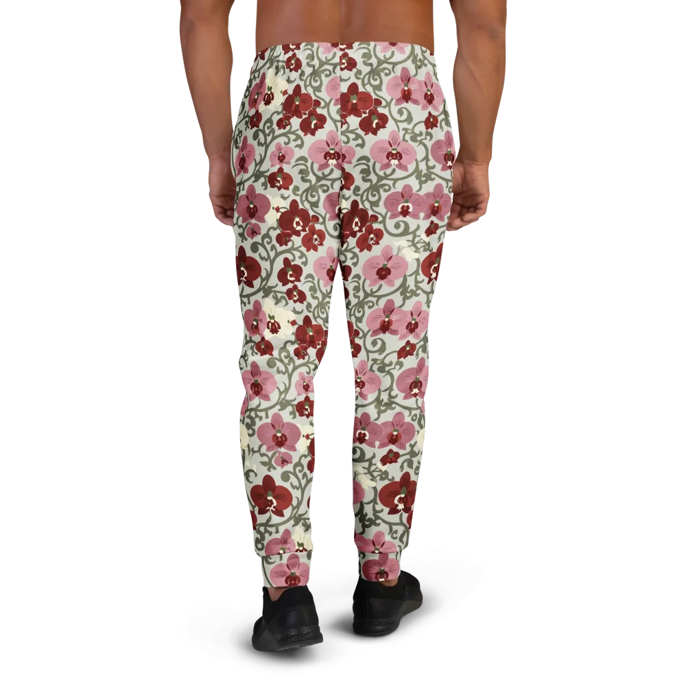 Orchid Vinework on Men's Joggers — Back