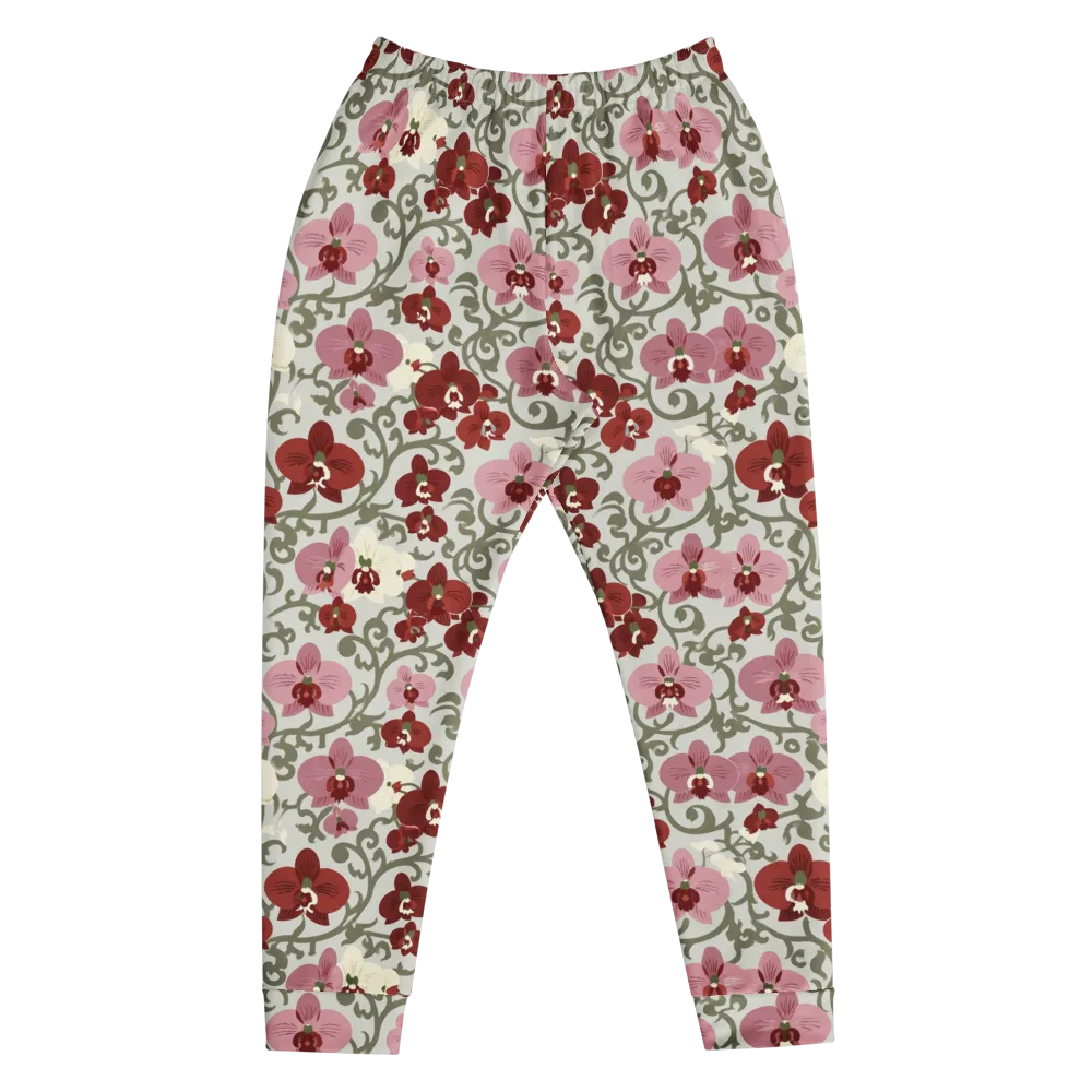 Orchid Vinework on Men's Joggers — Front