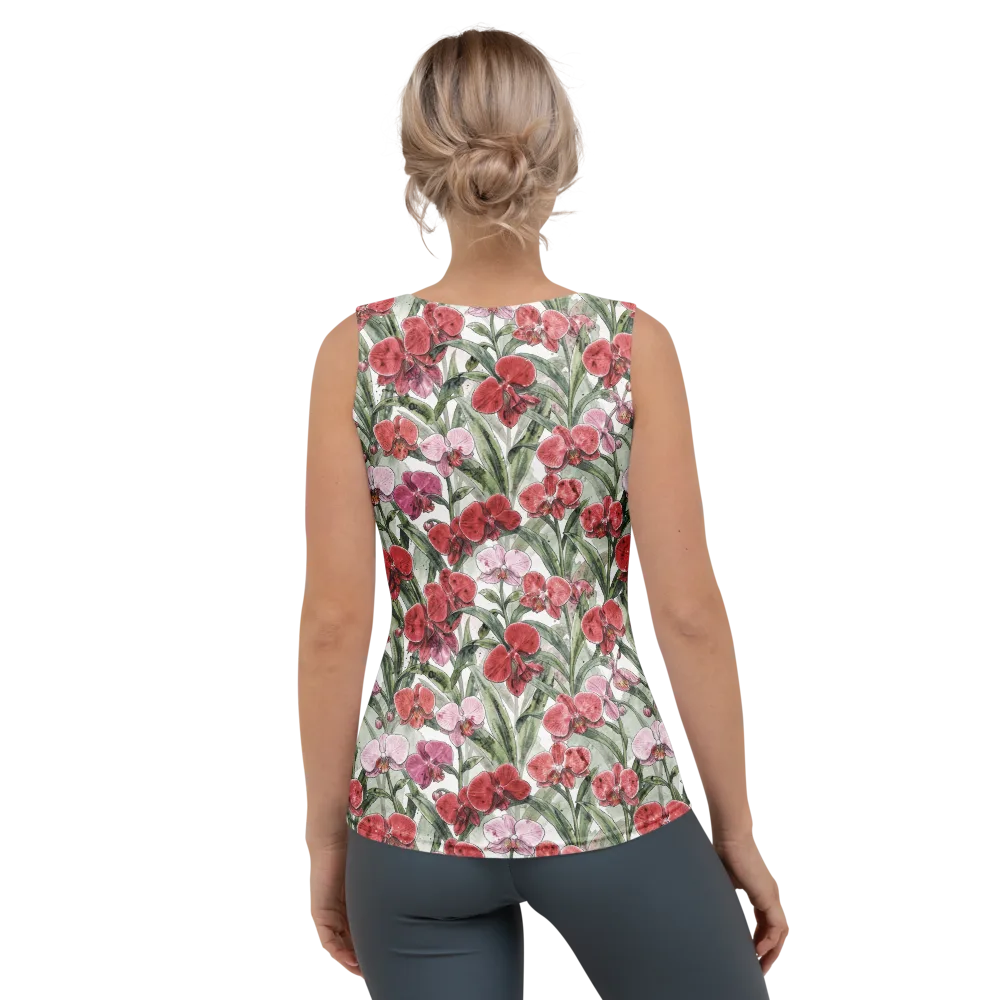 Orchid Conservatory on Women's Tank Top — Back