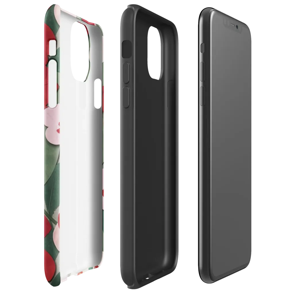 Petal Afterglow on Tough Case for iPhone® — Right