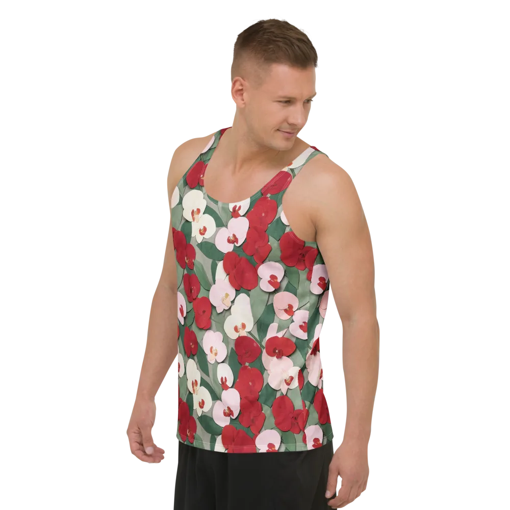Petal Afterglow on Men's Tank Top — Left Front