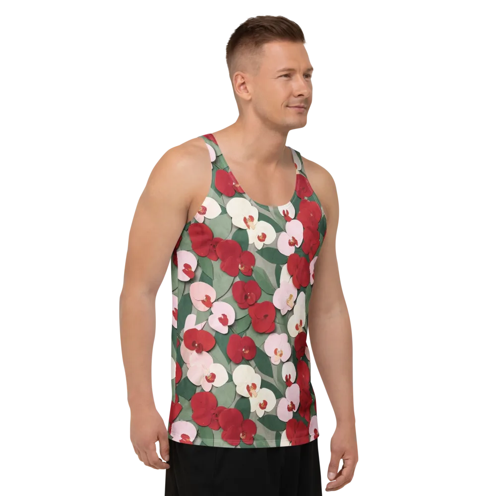 Petal Afterglow on Men's Tank Top — Right Front