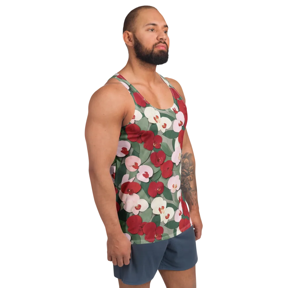 Petal Afterglow on Men's Tank Top — Right Front