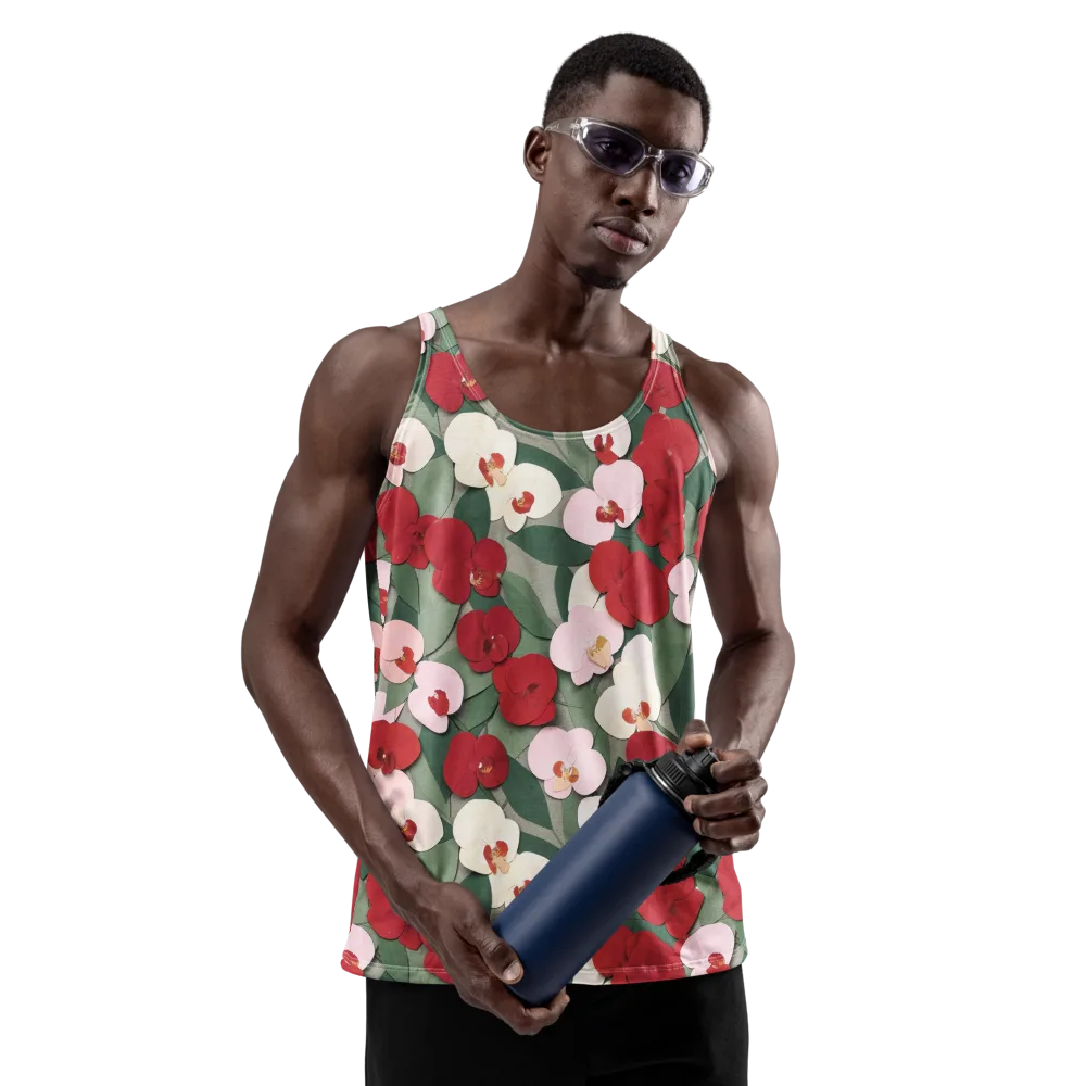 Petal Afterglow on Men's Tank Top — Front