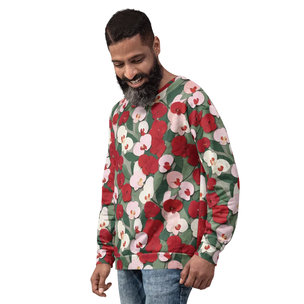 Petal Afterglow on Sweatshirt — Left Front