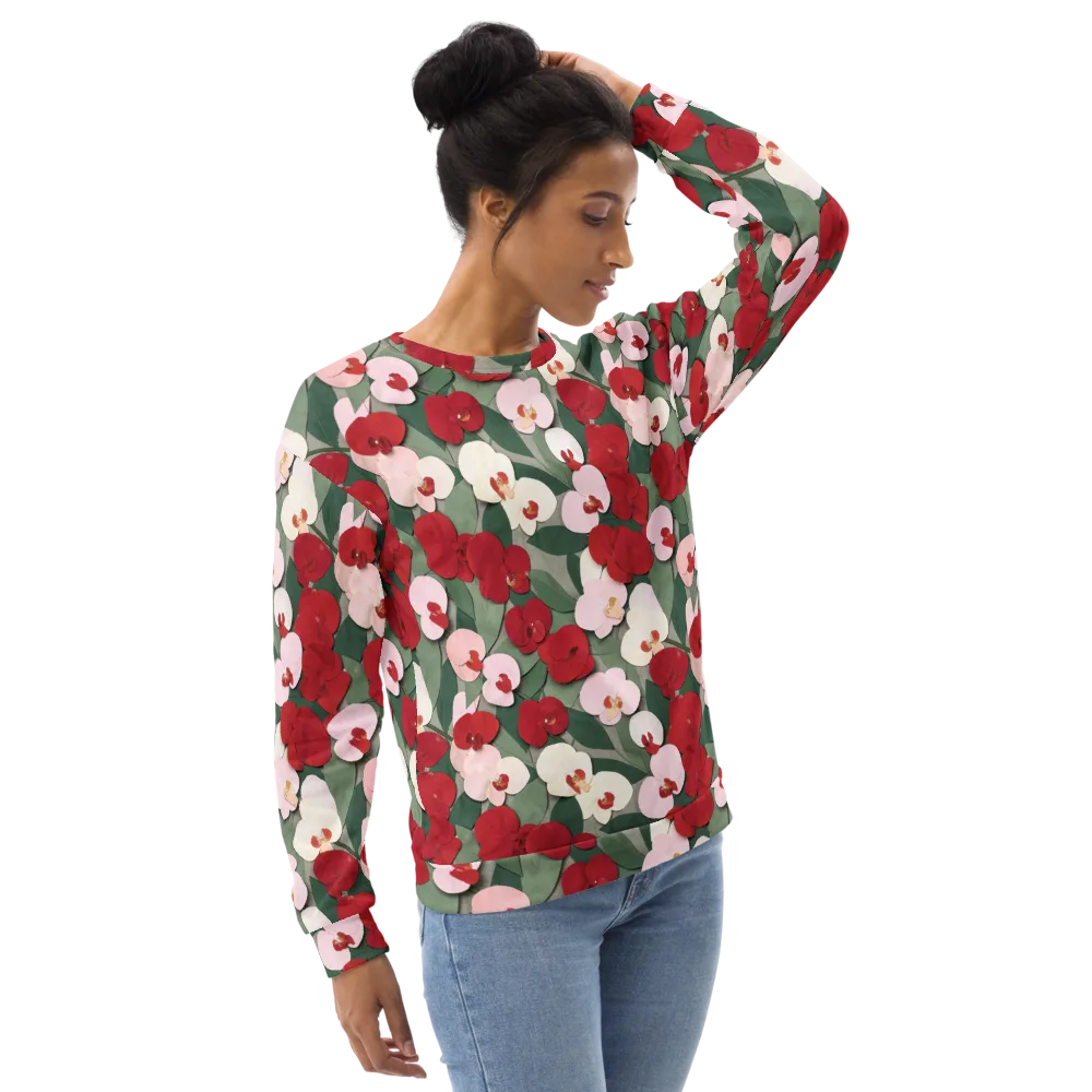 Petal Afterglow on Sweatshirt — Right Front